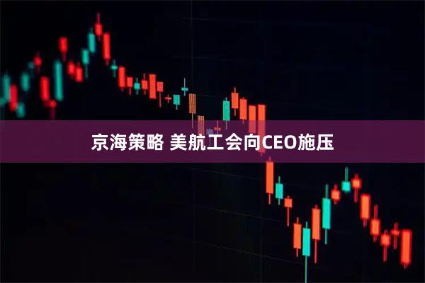 京海策略 美航工会向CEO施压