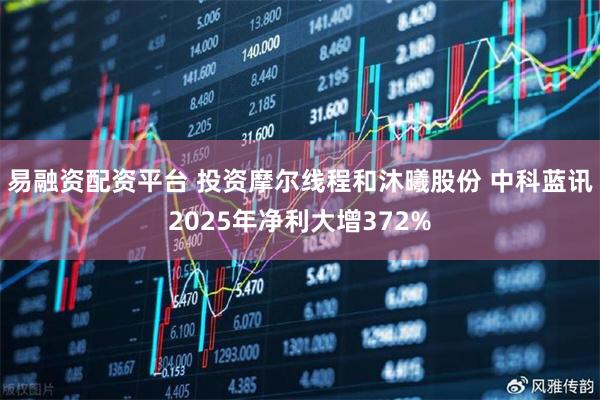易融资配资平台 投资摩尔线程和沐曦股份 中科蓝讯2025年净利大增372%